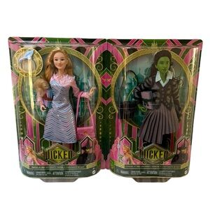 2024 Mattel Wicked Dolls Elphaba and Glinda at Shiz University NEW